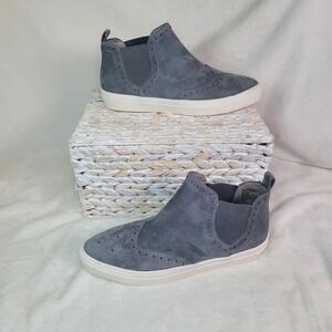 Seven Dials Darcy Hi Top Sneaker Ankle Booties Preforated Boho 8.5 Casual Comfy